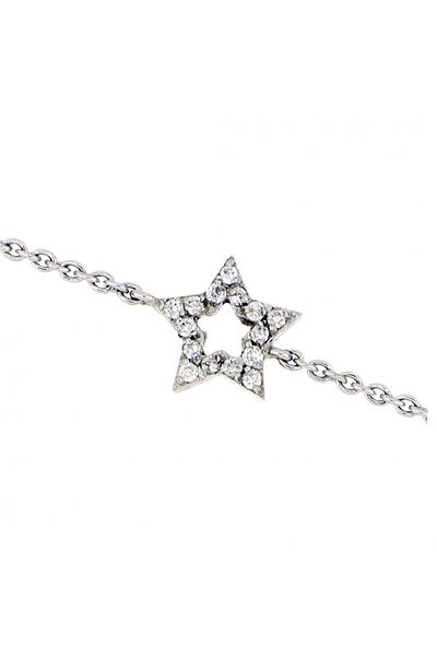 Sandra Ferretti Bratara din Aur Alb de 18K cu Diamante de 0.06 Carate