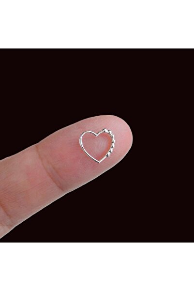 Heppii Kalp Model Gümüş Hızma Kalp Şekilli Hızma