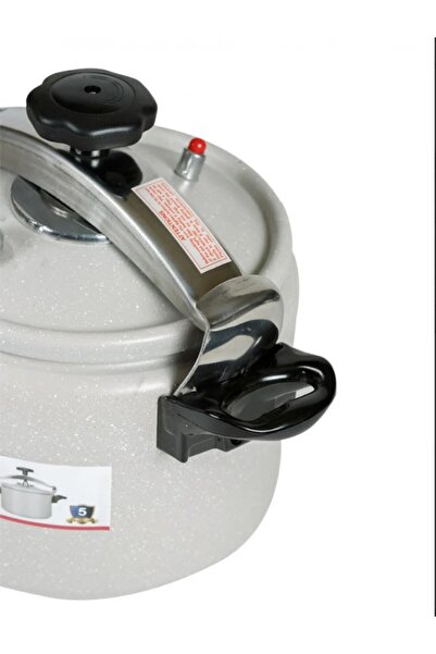 Badraig Granite Aluminum Pressure Cooker | Pressure Cooker | Arabic Cooker | Beige/Grey 7 Liters