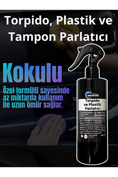 EngCar Care Torpido Parlatıcı Temizleyici Sprey Fresh Kokulu- Plastik ve Tamp...