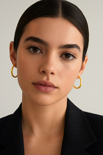 Mu Minamu 316 L Çelik Halka Küpe 20 mm