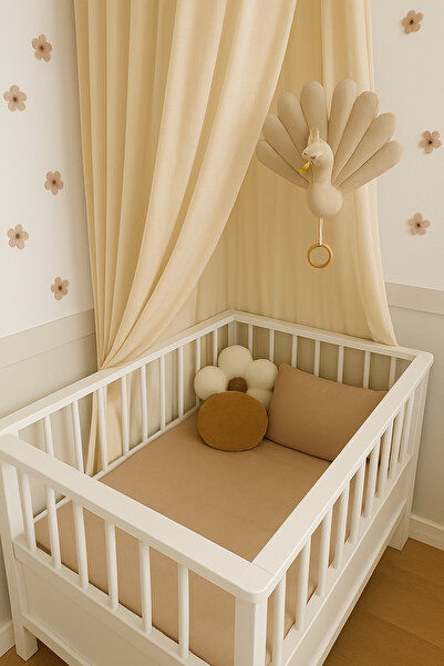 Confiance DAA طقم غطاء لحاف أطفال من Noisette Milk Coffee مكون من 4 قطع، غطاء...