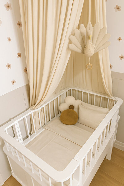 Confiance DAA طقم غطاء لحاف أطفال من إيبور 4 قطع، غطاء لحاف، ملاءة سرير، 2 كي...