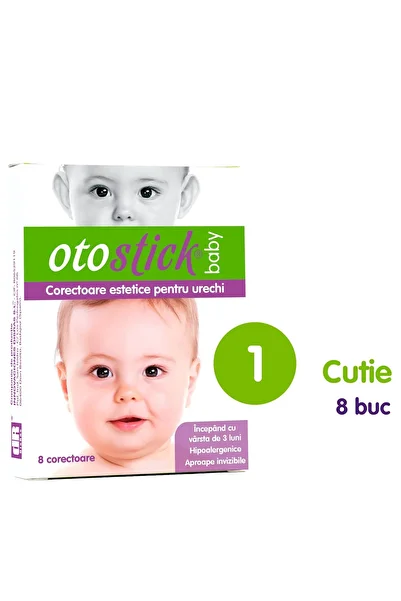 OEM Corectoare estetice pentru urechi Decolate (Clapauge) Otostick Bebe, 8 bucăți