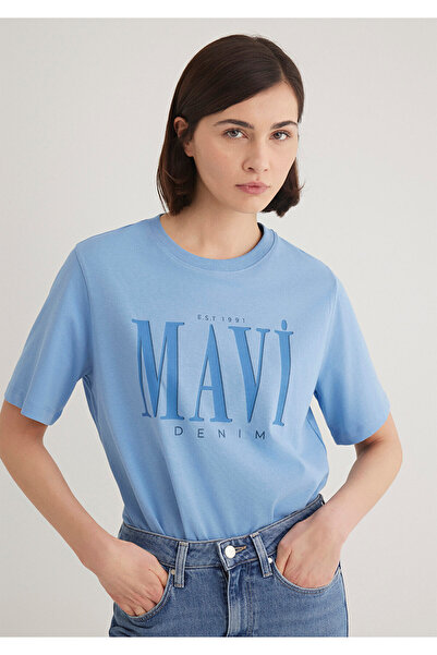 Mavi Tricou imprimat cu logo Regular Fit 1611990 -70834