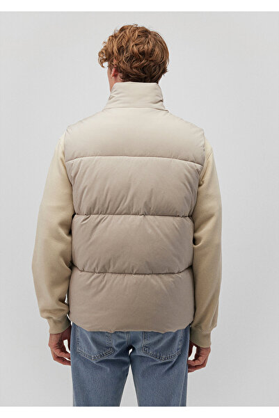 Mavi Bej Şişme Yelek Loose Fit / Bol Rahat Kesim 0110362-70154