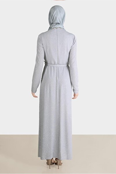 Alvina SIMPLE BELTED EVENING DRESS 50237