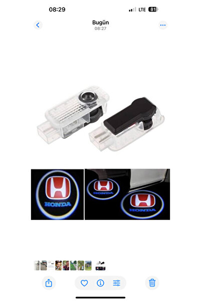 Led Honda Civic Fd6 Kapı Altı Hayalet Logo Geçmeli Orjinal 2006-2011