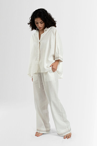 JOJOMIA Este Women's Trousers Cream