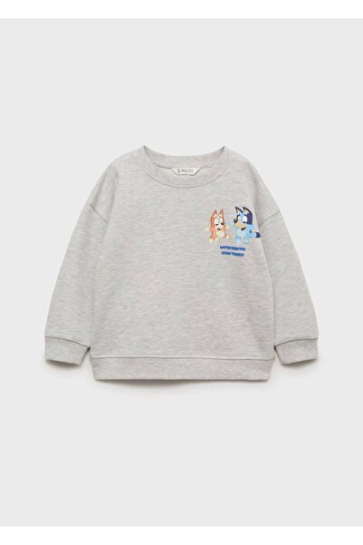 MANGO Baby Bluey desenli sweatshirt