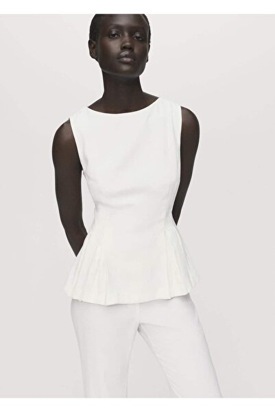 MANGO Woman Pens Detailed Peplum Ball