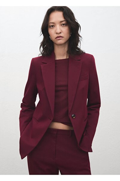 MANGO Woman Bedene oturan blazer ceket