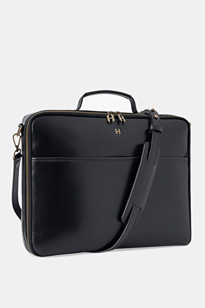 HELMBROOK Boris Genuine Leather Men's 15.6" Single Compartment Laptop Bag