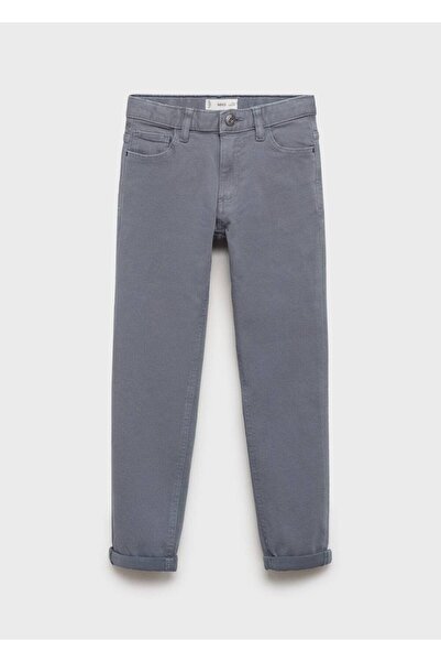 MANGO Kids Düz kesim pantolon