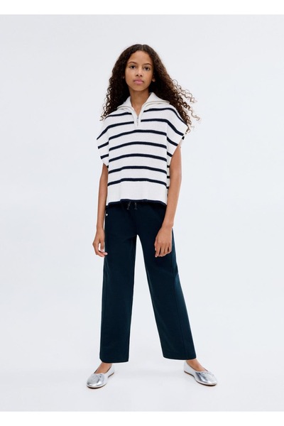 MANGO Kids Beli lastikli jogger pantolon
