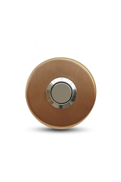 ALGATEC Antik Bronz Paslanmaz Tek Kontak Zil Butonu