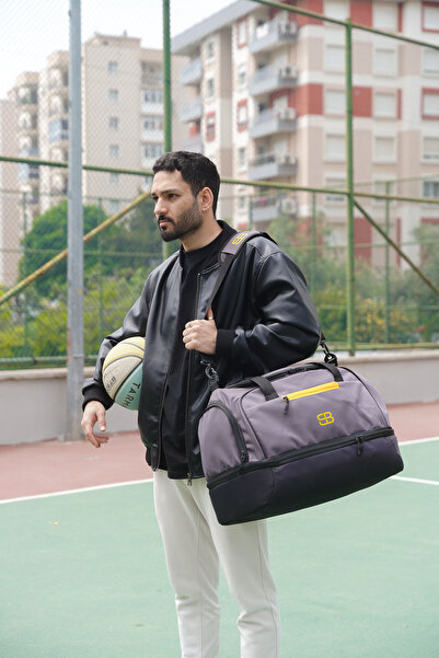 Solo Bag Medium Size Unisex Fabric Sports Casual Fitness and Travel Bag with Shoe Eyes