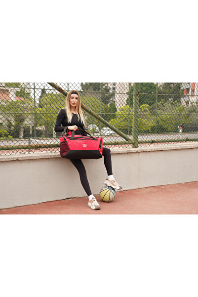 Solo Bag Medium Size Unisex Fabric Sports Casual Fitness and Travel Bag with Shoe Eyes