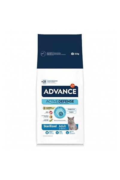 Advance Hrană uscată pentru pisici sterilizate cu curcan adult, 15 kg