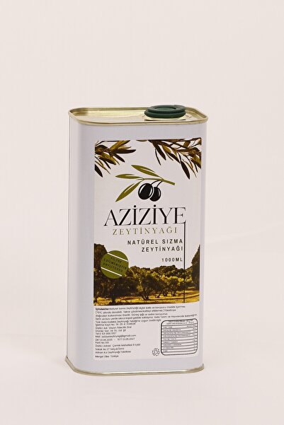 Aziziye Soğuk Sıkım Natürel Sızma Zeytinyağı 1 Lt