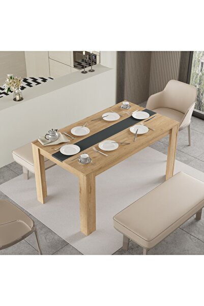 Yurupa Aven Yemek Masası 140x80 Sepet-Beyaz AVE22-SA