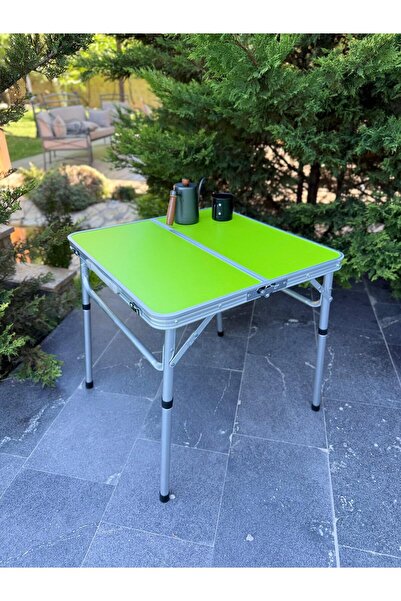 MODULBOX KATLANABİLİR , 2 KADEMELİ YÜKSEKLİK, ALÜMİNYUM, 60X60CM, KAMP MASASI...