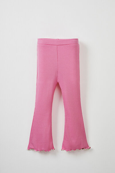 Marvy Pink Ribbed Tshirt - Leggings Set