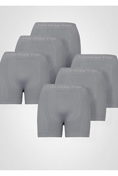 Formactive Microfiber Likralı Sentetik Yapılı Erkek Spor Boxer 6lı Set