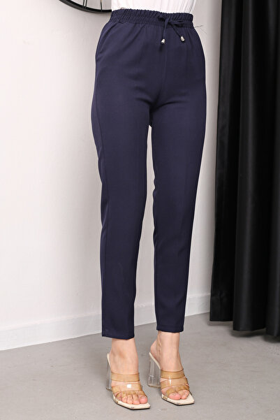 VAV Dabıl Kumaş Pantolon - Lacivert - Vav