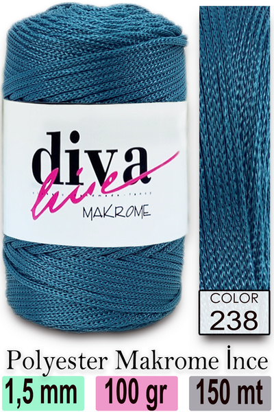 Diva İplik Σχοινί Diva Macrame 238