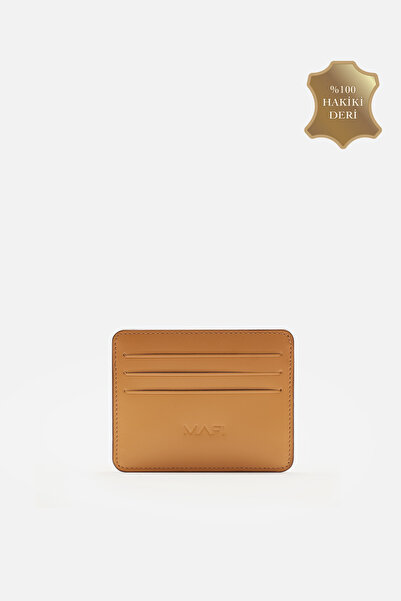 MAFİ حامل بطاقات من الجلد الطبيعي مرسومة يدويًا من Terra - 6 فتحات للبطاقات، ...