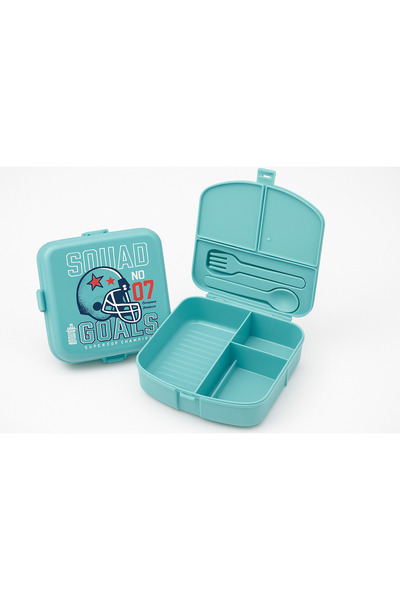 deycollect Children's Nutrition Container - 4 Colorful Compartments and Lockable