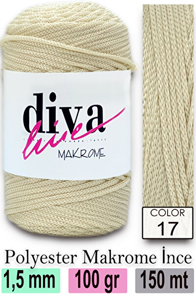 Diva İplik Діва Макроме Іпі 17