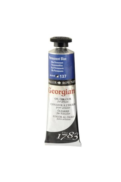 Daler Rowney Georgian Yağlı Boya 37ml Permanent Blue 137