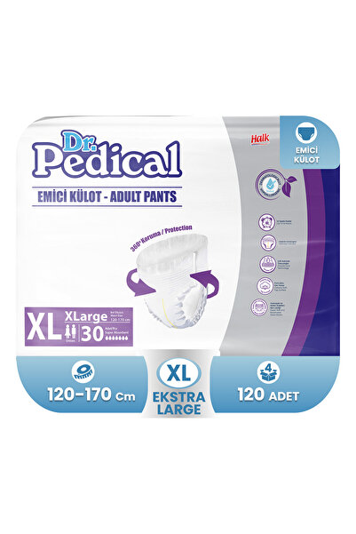 dr pedikal Dr. Pedical Hasta Bezi Emici Külot Xlarge30lu 4 Paket