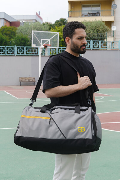 Solo Bag Велика унісекс сумка для взуття з термосом, сіра, для спорту та подорожей