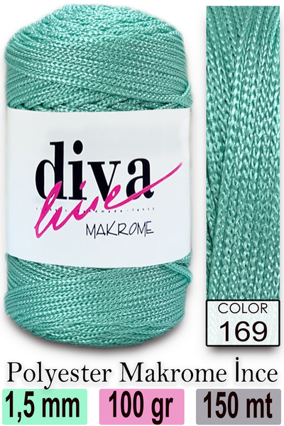 Diva İplik Діва Макроме Іпі 169