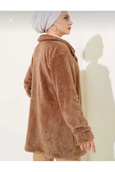 VOLT CLOTHİNG Women's Buttoned Plush Cardigan