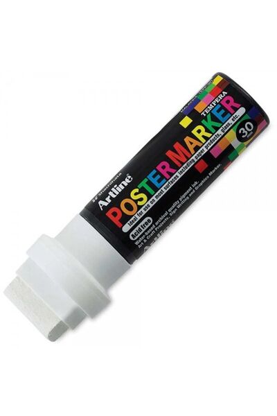 artline Poster Markörü Uç:30,0mm Beyaz