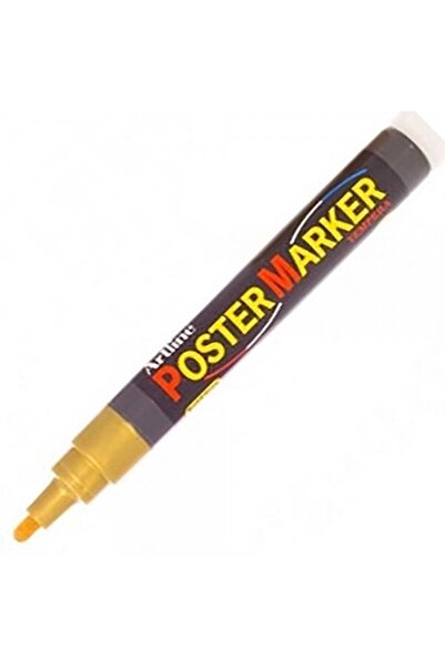 artline Poster Markörü Uç:4,0mm Metalik Altın