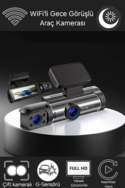 POSCAM Super Hd Wi̇fi̇ Gece Görüşlü Araç Kamerasi