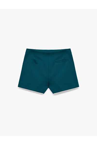 Koton Slim Fit Cep Detaylı Mini Şort Etek