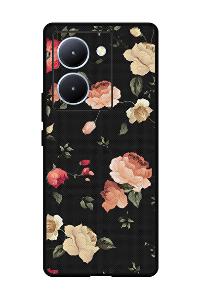 Theodor جراب واقٍ مضاد للخدش والصدمات لهاتف ViVo Y78، لون لوتس صيني ملون