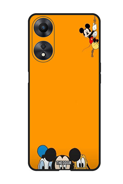 Theodor جراب واقٍ مضاد للخدش والصدمات لهاتف Oppo A98 - رسوم متحركة