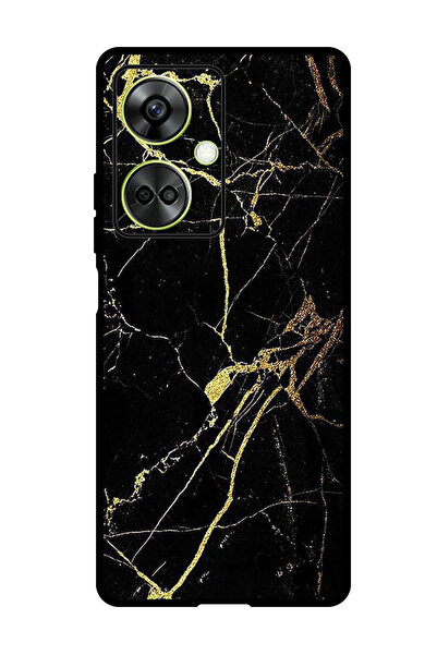 Theodor جراب واقٍ مضاد للخدش والصدمات لهاتف OnePlus Nord CE 3 بملمس رخامي