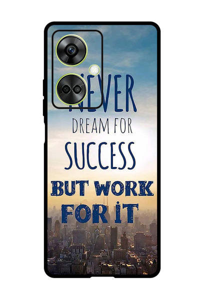 Theodor جراب حماية لهاتف OnePlus Nord CE 3 لا يحلم أبدًا بالنجاح