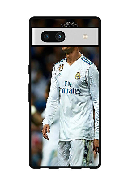 Theodor جراب واقٍ مضاد للخدش والصدمات لهاتف Google Pixel 7a رونالدو مبتسمًا