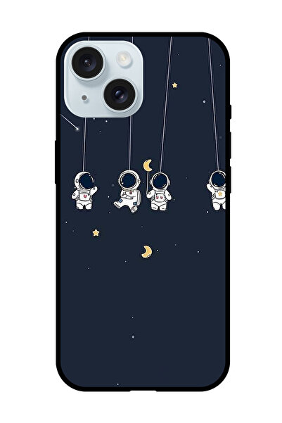 Theodor جراب واقٍ مضاد للخدش والصدمات لهاتف iPhone 15 Plus من رواد الفضاء