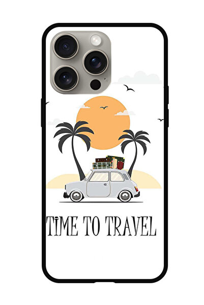 Theodor غطاء حماية مضاد للخدش والصدمات لهاتف iPhone 15 Pro - وقت السفر - فيكتور