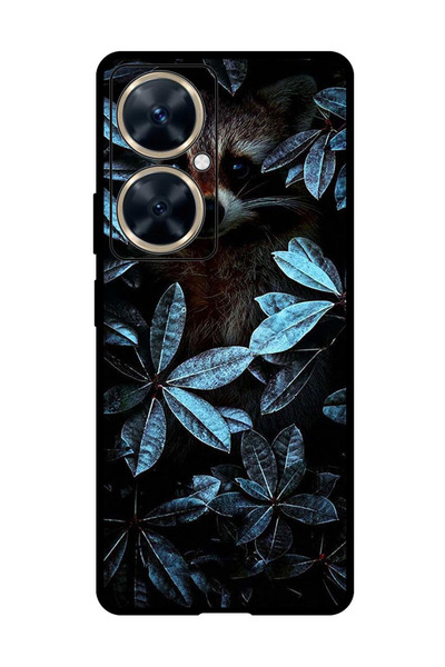 Theodor جراب واقٍ مضاد للخدش والصدمات لهاتف هواوي نوفا 11i، حيوان بين الأوراق